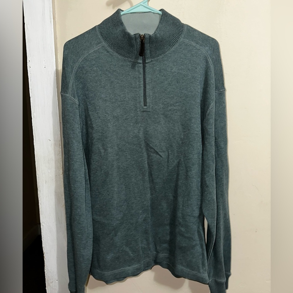 Men’s Jos. A. Bank Quarter Zip Sweater - Size M - NWOT - 100% Cotton